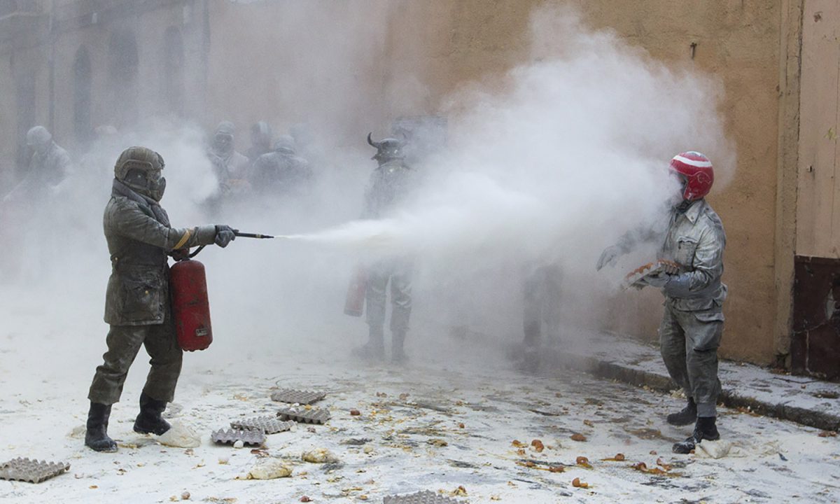 Galleria foto 'Spagna, la “battaglia degli infarinati”' - foto 14