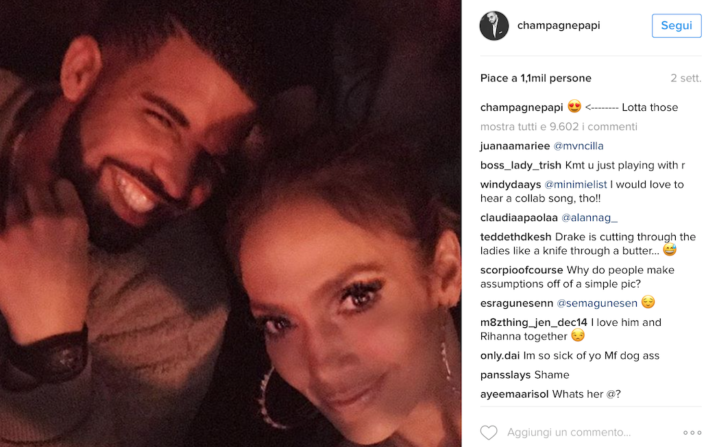 Jennifer Lopez e Drake si sono fidanzati: ecco la reazione di Rihanna