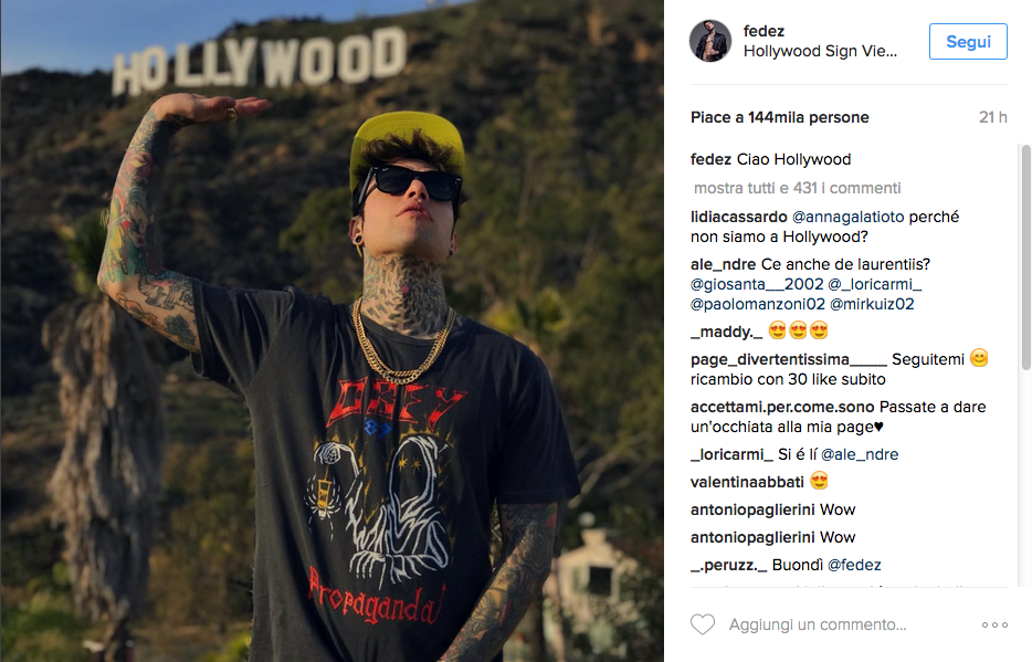 Fedez e Chiara Ferragni, Natale social su Instagram