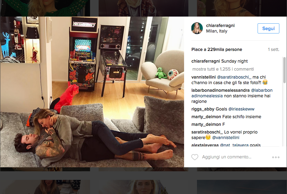 Fedez e Chiara Ferragni, Natale social su Instagram