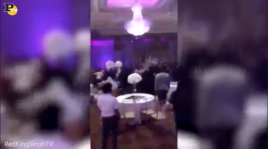 Toronto: rissa tra parenti al matrimonio | video