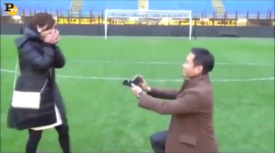 Nagatomo: proposta di matrimonio a San Siro | video