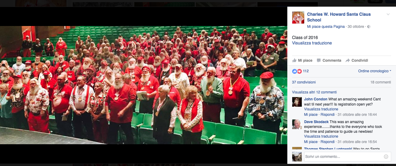 Dagli Usa la scuola per diventare Babbo Natale Dagli Usa la scuola per diventare Babbo Natale