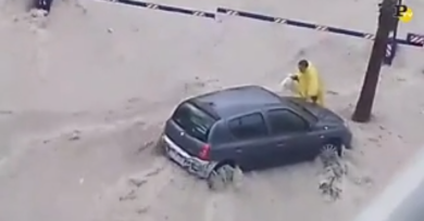 Alluvione in Spagna: anziano trascinato via dall’acqua