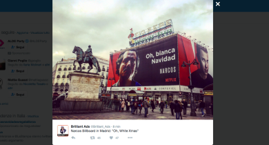A Madrid è polemica per il “Bianco Natale” di Narcos