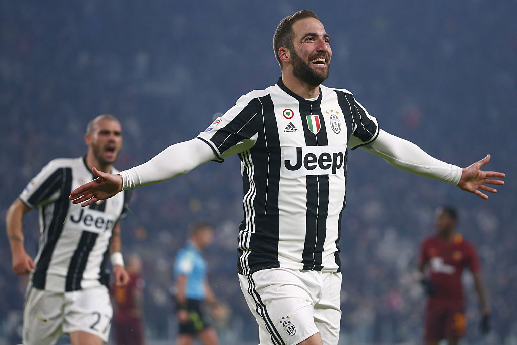 Juventus – Roma 1-0: decide l’eurogol di Higuain, bianconeri a + 7