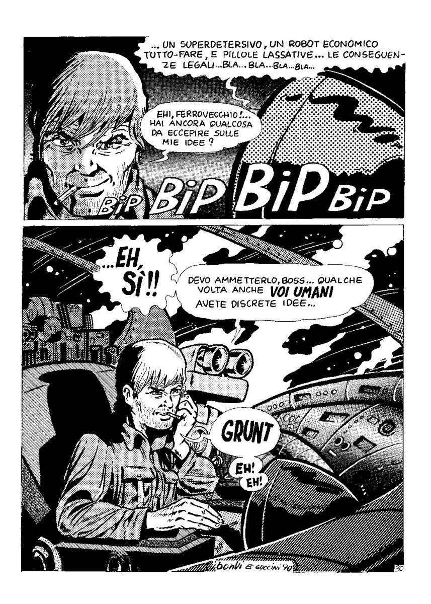 Torna “Storie dello spazio profondo” di Bonvi e Francesco Guccini – Le tavole Torna “Storie dello spazio profondo” di Bonvi e Francesco Guccini – Le tavole