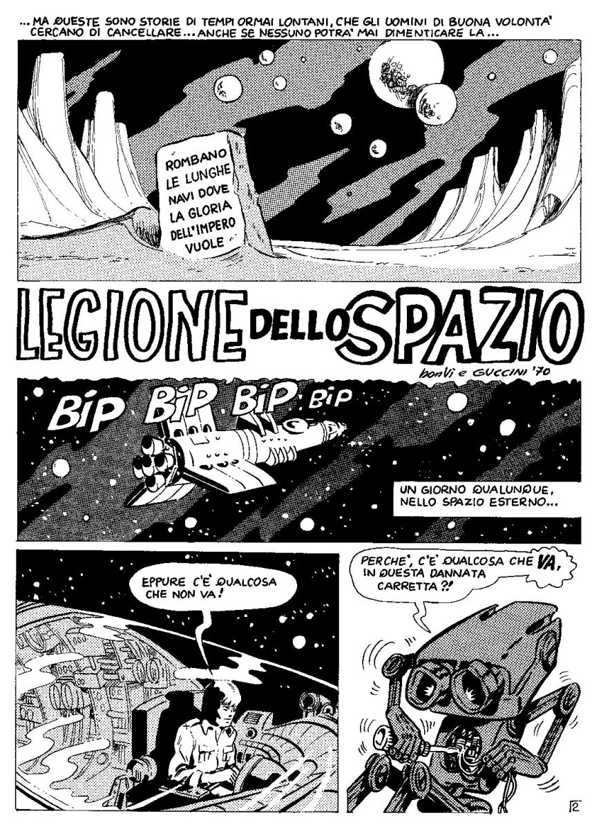 Torna “Storie dello spazio profondo” di Bonvi e Francesco Guccini – Le tavole Torna “Storie dello spazio profondo” di Bonvi e Francesco Guccini – Le tavole