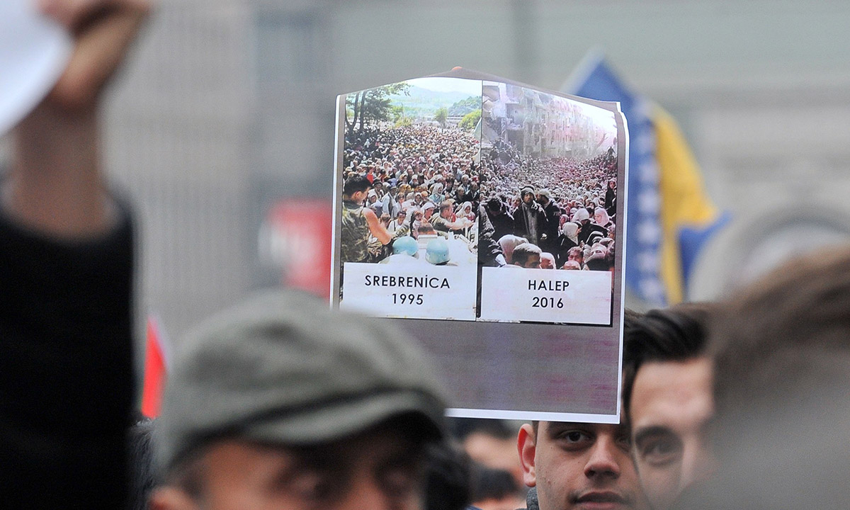 Assedio di Aleppo: le proteste nel mondo – Foto