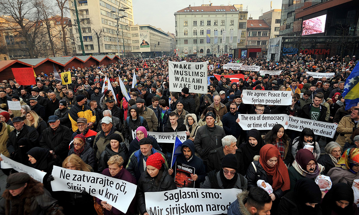 Assedio di Aleppo: le proteste nel mondo – Foto