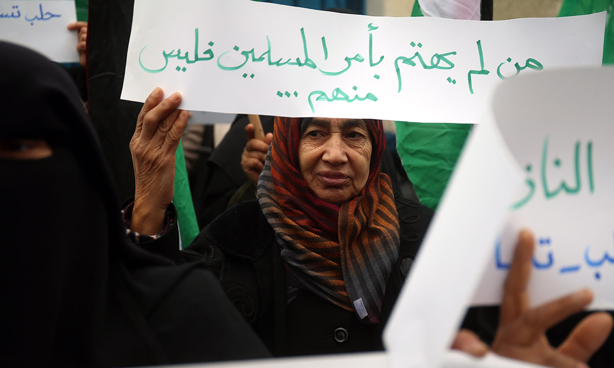 Assedio di Aleppo: le proteste nel mondo – Foto