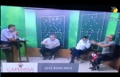 Rissa in tv, Fernando Miranda colpisce il giornalista