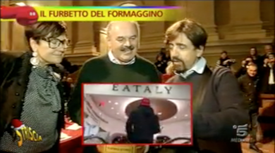 Striscia la Notizia ed il “Tapiro d’oro a Farinetti” (Eataly)