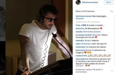 Fabrizio Corona è stato rinviato a giudizio