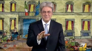 Crozza imita Gentiloni a Di Martedì | video