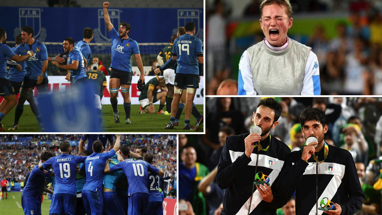 Le 10 vittorie più belle dello sport italiano nel 2016
