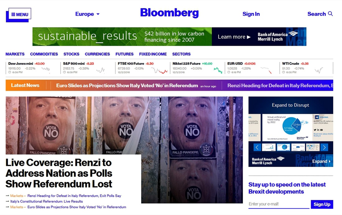 Referendum costituzionale, le dimissioni di Renzi fanno il giro del mondo Referendum costituzionale, le dimissioni di Renzi fanno il giro del mondo