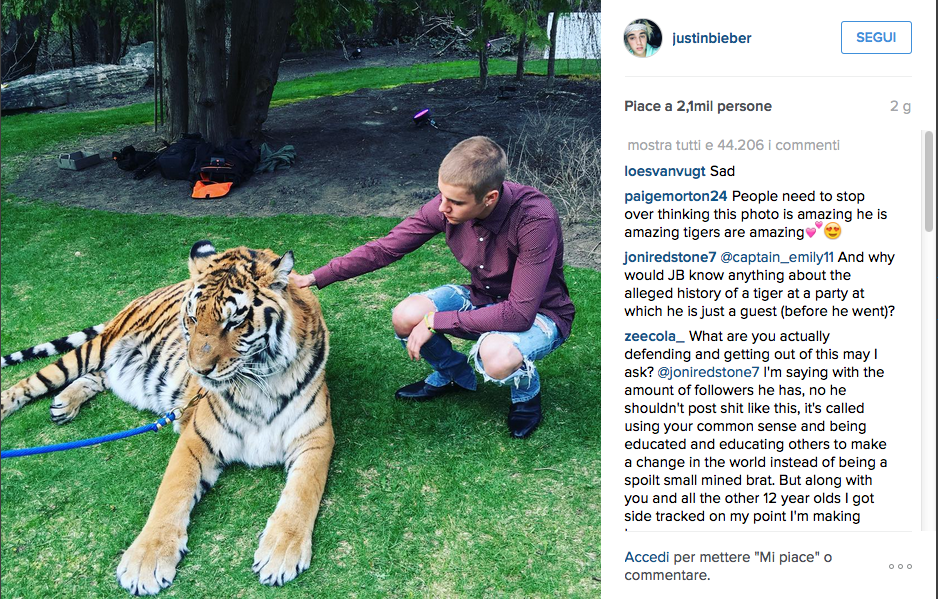 Instagram è il diavolo, parola di Justin Bieber