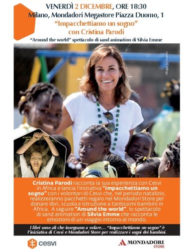 “Impacchettiamo un sogno” con il Cesvi e Mondadori