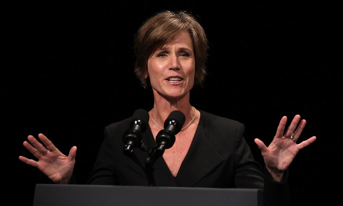 Usa: Trump licenzia il ministro della Giustizia Sally Yates