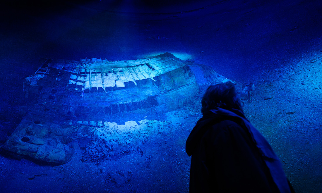 Il Titanic negli abissi a 360° al Panometro di Lipsia