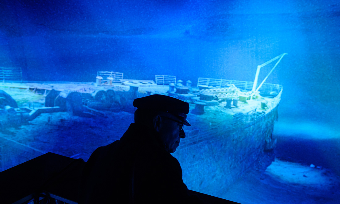 Il Titanic negli abissi a 360° al Panometro di Lipsia