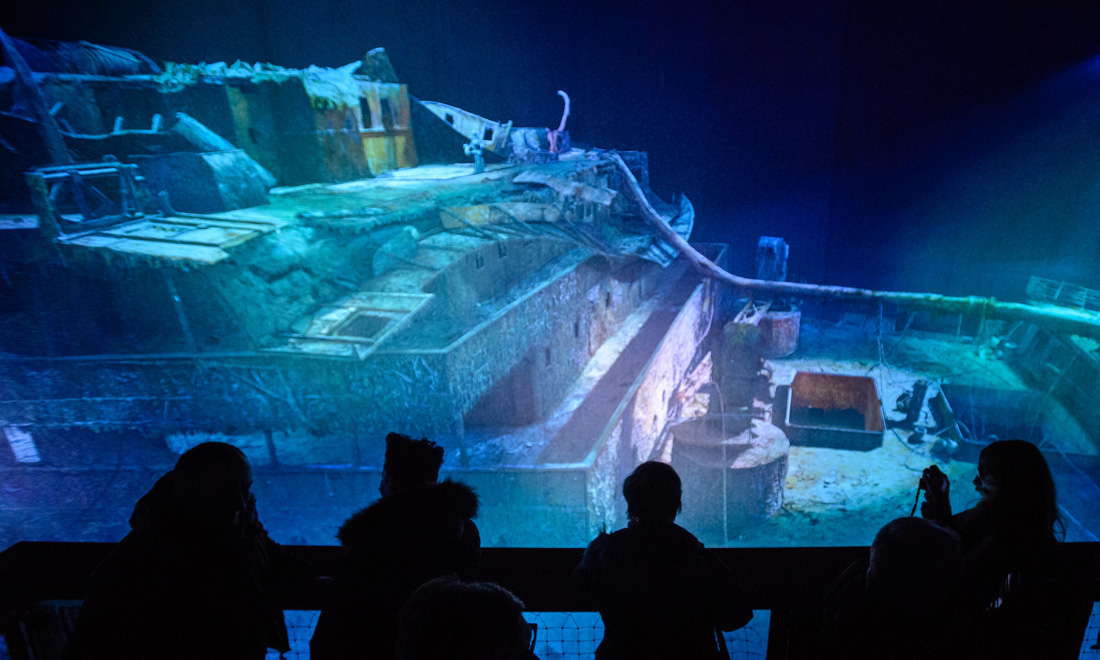 Il Titanic negli abissi a 360° al Panometro di Lipsia