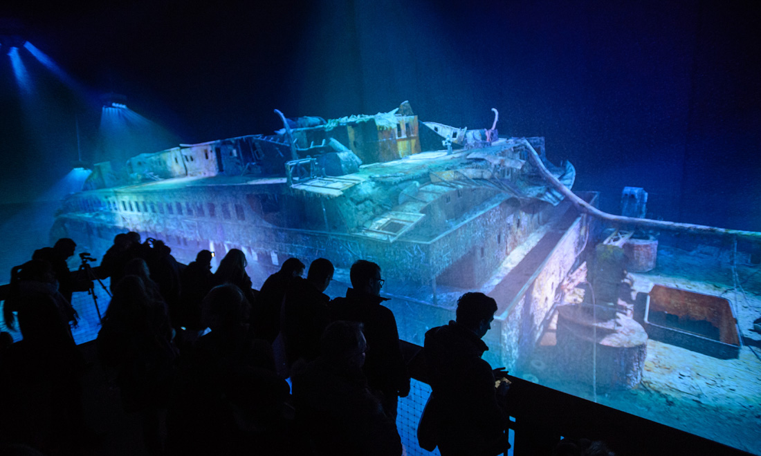 Il Titanic negli abissi a 360° al Panometro di Lipsia