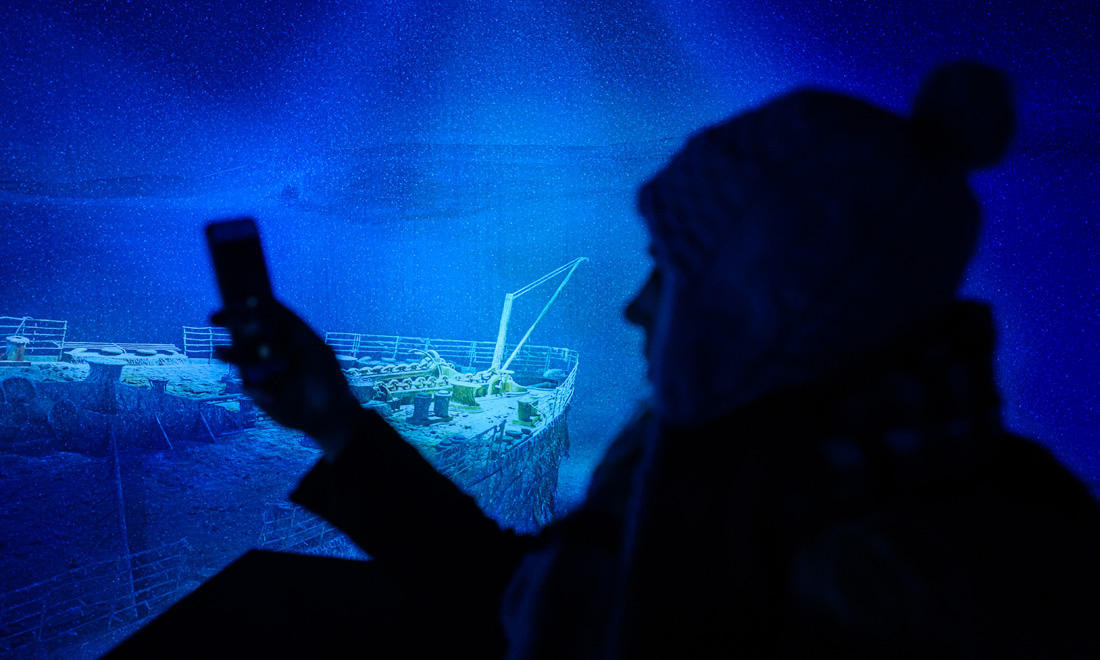 Il Titanic negli abissi a 360° al Panometro di Lipsia