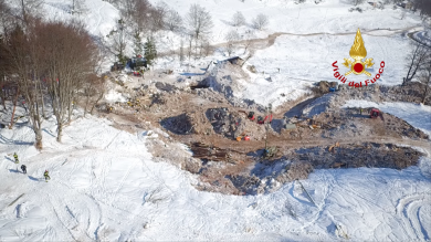 Cosa resta dell’Hotel Rigopiano | video drone