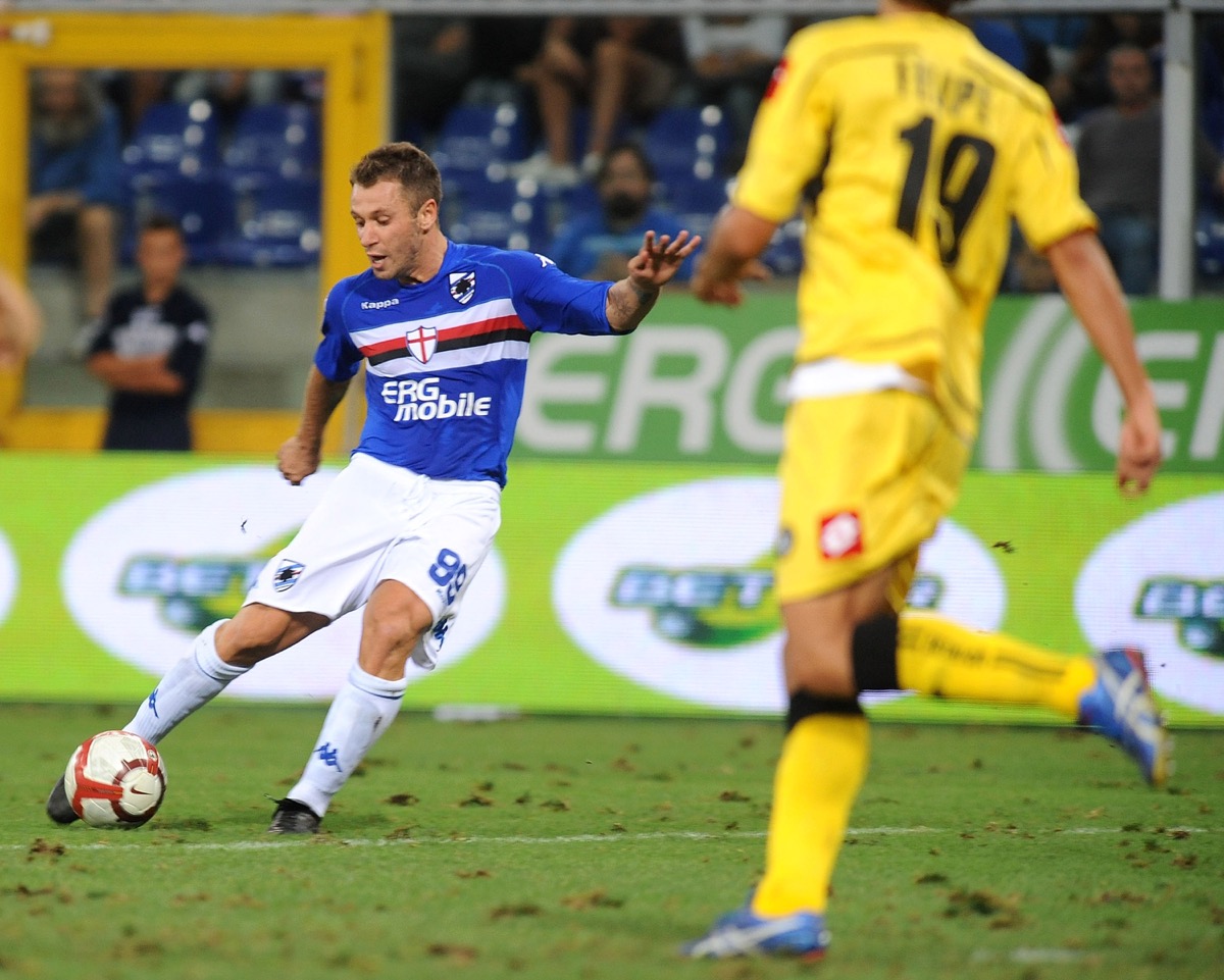 Cassano ha rescisso il contratto con la Sampdoria, andrà all’Entella?