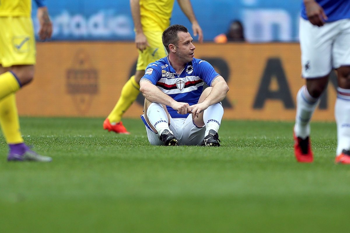 Cassano ha rescisso il contratto con la Sampdoria, andrà all’Entella?