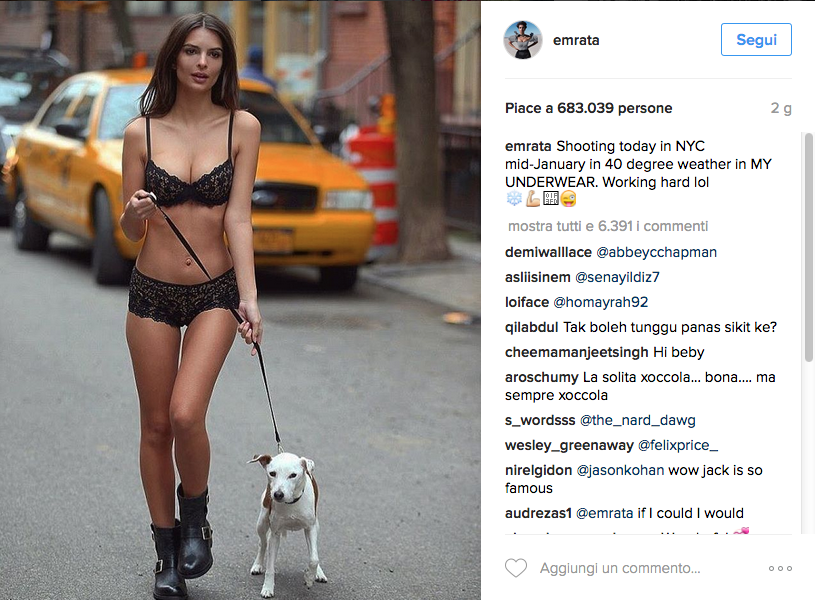 Emily Ratajkowski: da volto Instagram a top model per Vogue Emily Ratajkowski: da volto Instagram a top model per Vogue