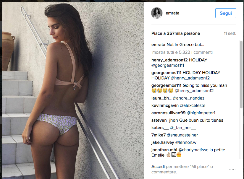 Emily Ratajkowski: da volto Instagram a top model per Vogue Emily Ratajkowski: da volto Instagram a top model per Vogue