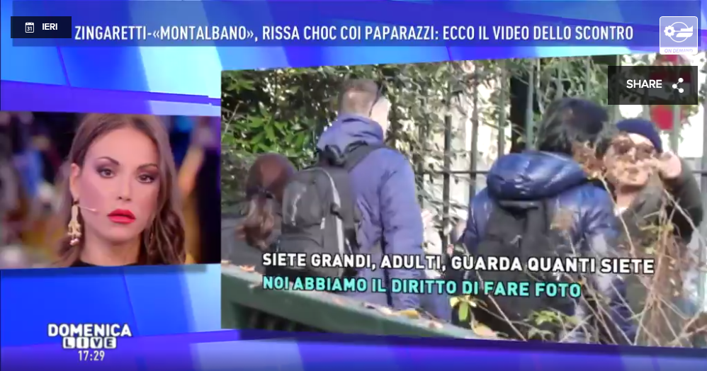 Il video della rissa tra Luca Zingaretti ed i paparazzi