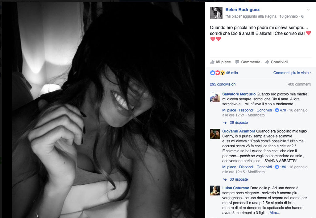 Belén sexy su Facebook per la nuova campagna pubblicitaria Belén sexy su Facebook per la nuova campagna pubblicitaria