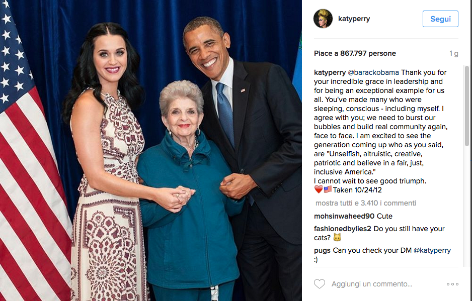 L’addio delle celebrity a Barack Obama