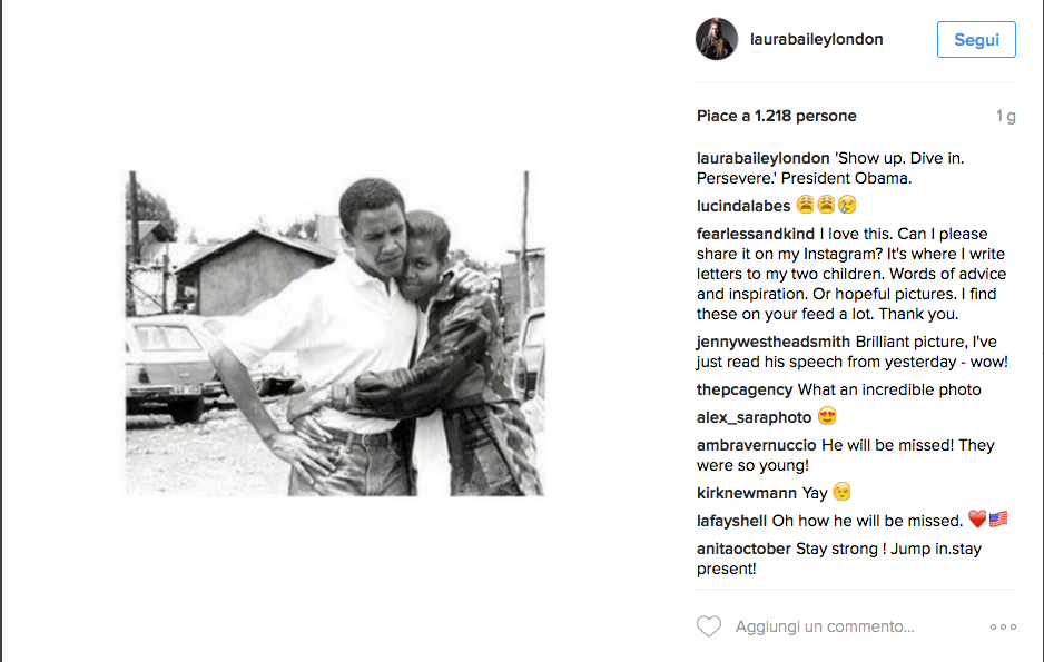 L’addio delle celebrity a Barack Obama