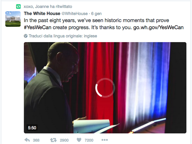 L’addio delle celebrity a Barack Obama