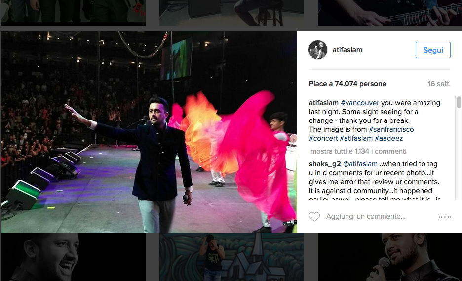 Interrompe il concerto per salvare la fan molestata Interrompe il concerto per salvare la fan molestata