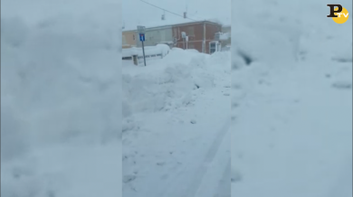 Chieti sotto la neve | video
