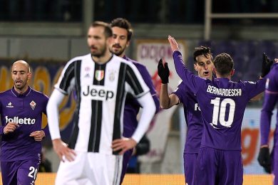 Serie A: l’impresa della Fiorentina sulla Juventus e la 20a giornata in foto