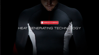 Sul Monte Bianco con Mizuno Breath Thermo