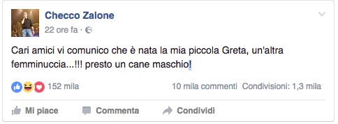 Stefano Accorsi e Checco Zalone papà vip