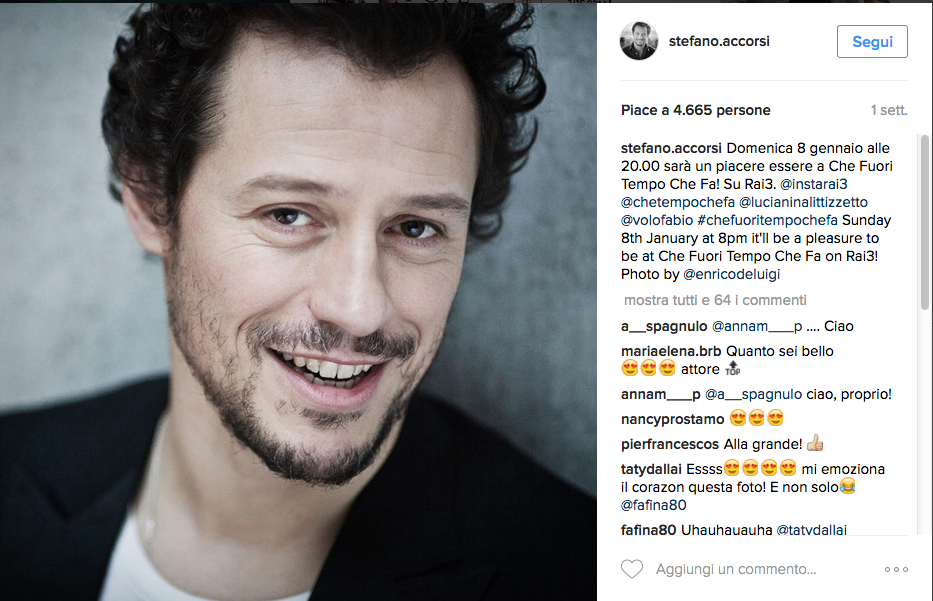 Stefano Accorsi e Checco Zalone papà vip