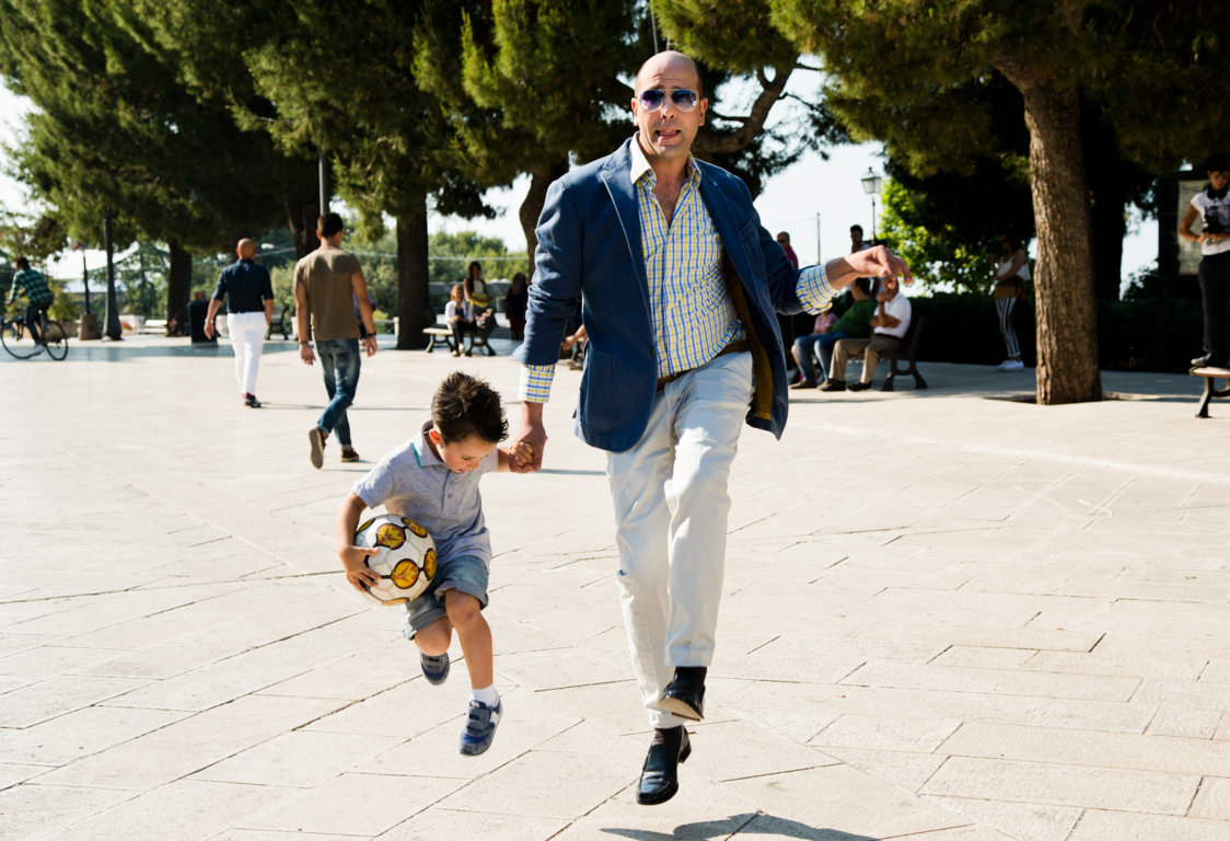 Stefano Accorsi e Checco Zalone papà vip