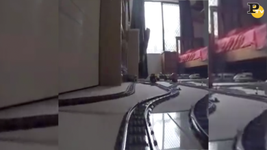 La pista del trenino dei sogni, in Russia | video