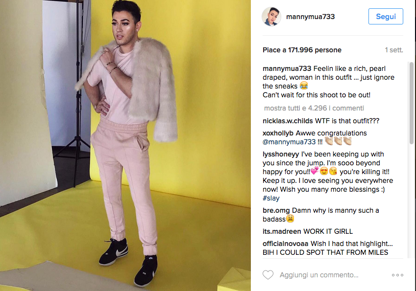 Il mondo del make up ha il suo primo testimonial uomo