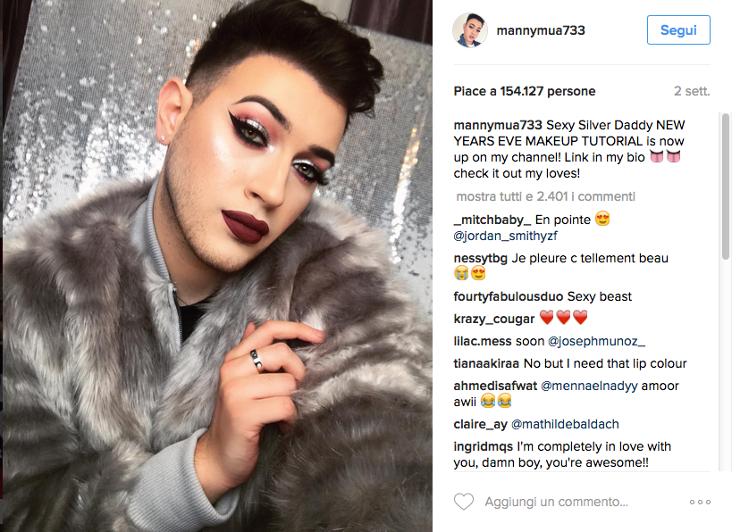 Il mondo del make up ha il suo primo testimonial uomo