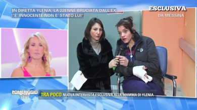 Pomeriggio 5: Ylenia dalla D’Urso difende il fidanzato | video